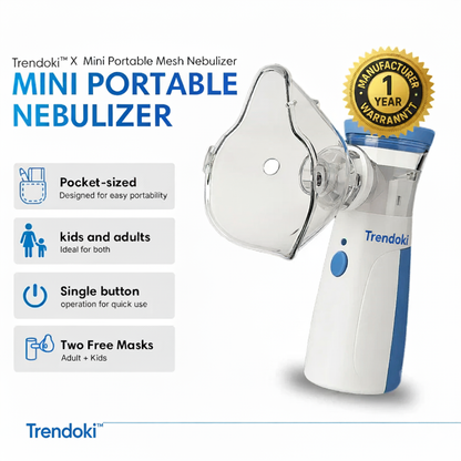 Instant Relief, Anywhere | Silent & Portable Nebulizer