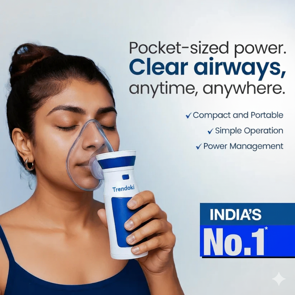Instant Relief, Anywhere | Silent & Portable Nebulizer