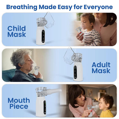 Instant Relief, Anywhere | Silent & Portable Nebulizer