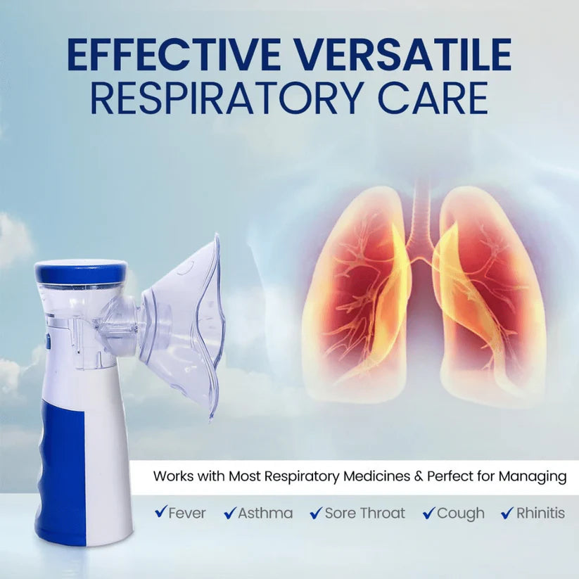 Instant Relief, Anywhere | Silent & Portable Nebulizer