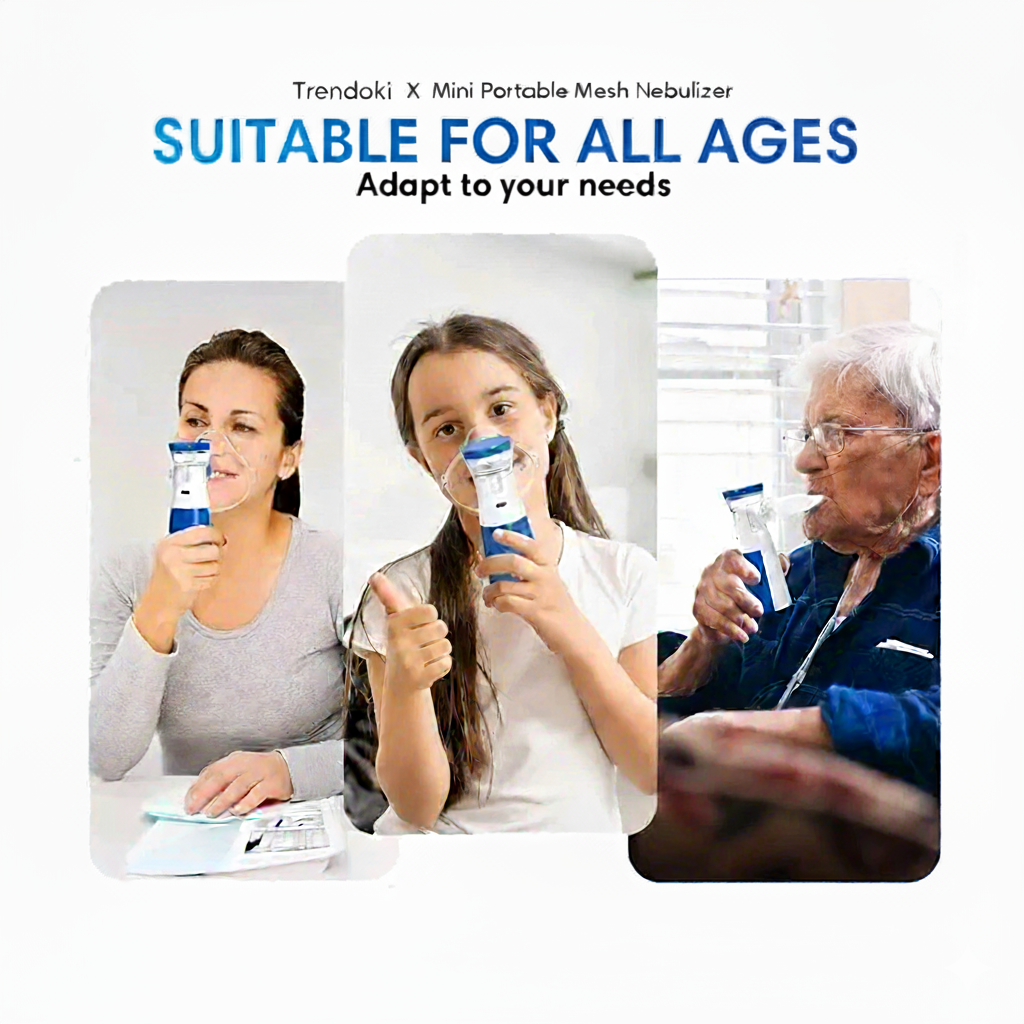 Instant Relief, Anywhere | Silent & Portable Nebulizer
