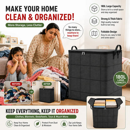 Extra Large Zippered Storage Organizer – BUY 1 GET 1 FREE