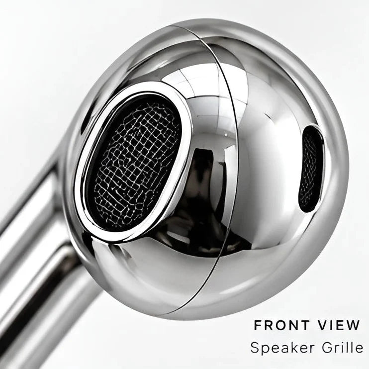 Relaxzo™ Chrome Wired Earphones