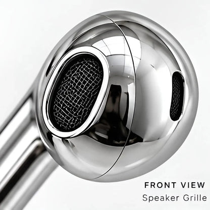 Relaxzo™ Chrome Wired Earphones