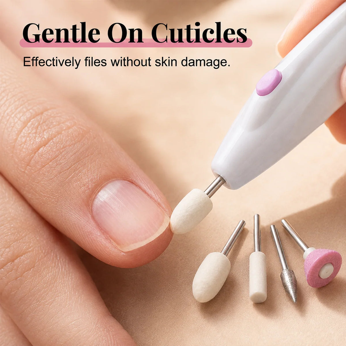 5 in 1 Professional Electric Nail Drill – Multi-Head & Digital Speed Control
