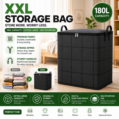 Extra Large Zippered Storage Organizer – BUY 1 GET 1 FREE