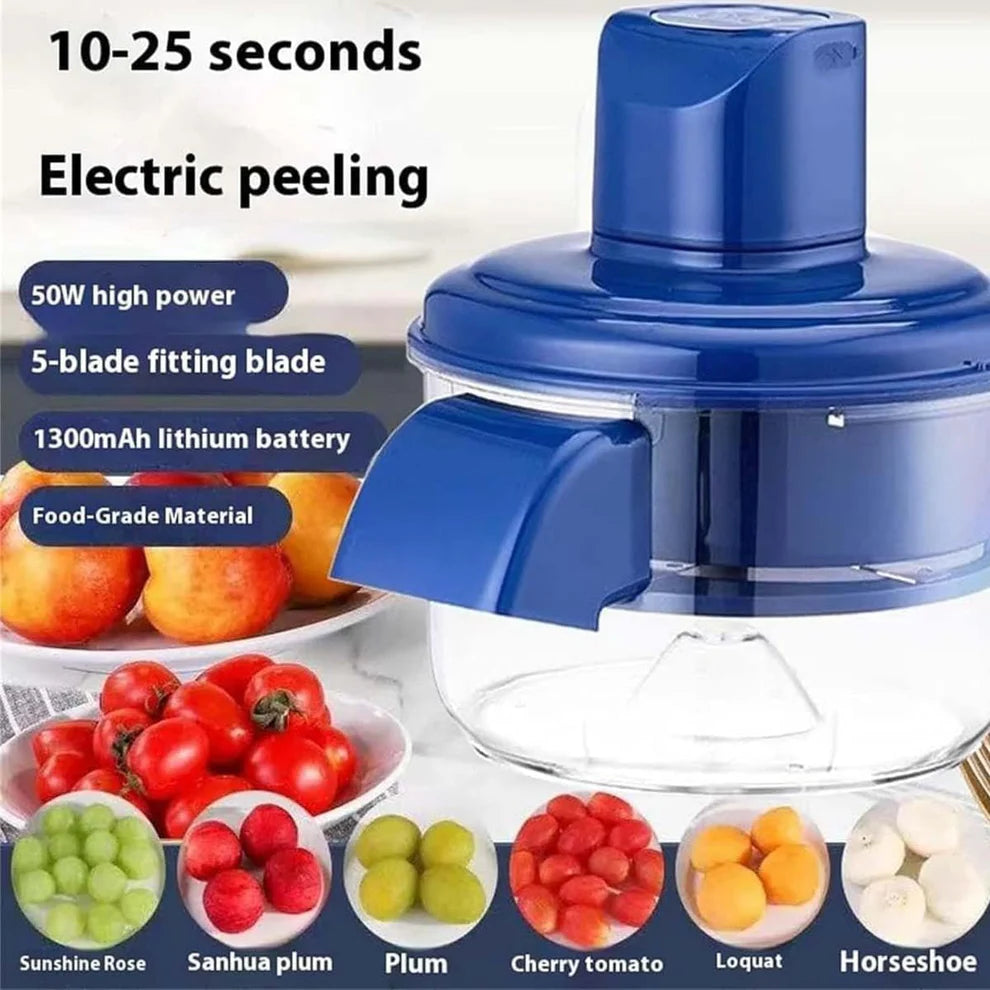 Electric Automatic Garlic, Fruit & Vegetable Peeler