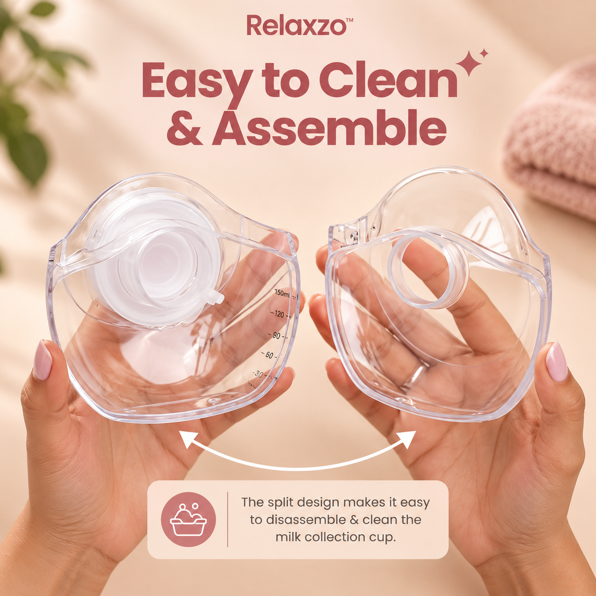 Relaxzo™ Handsfree Wearable Electric Breast Pump
