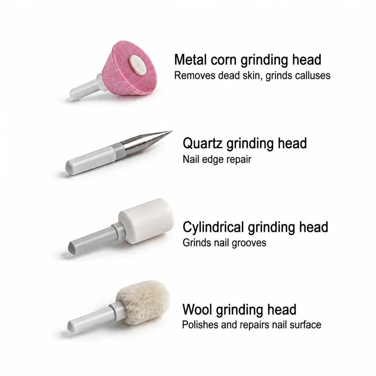 5 in 1 Professional Electric Nail Drill – Multi-Head & Digital Speed Control