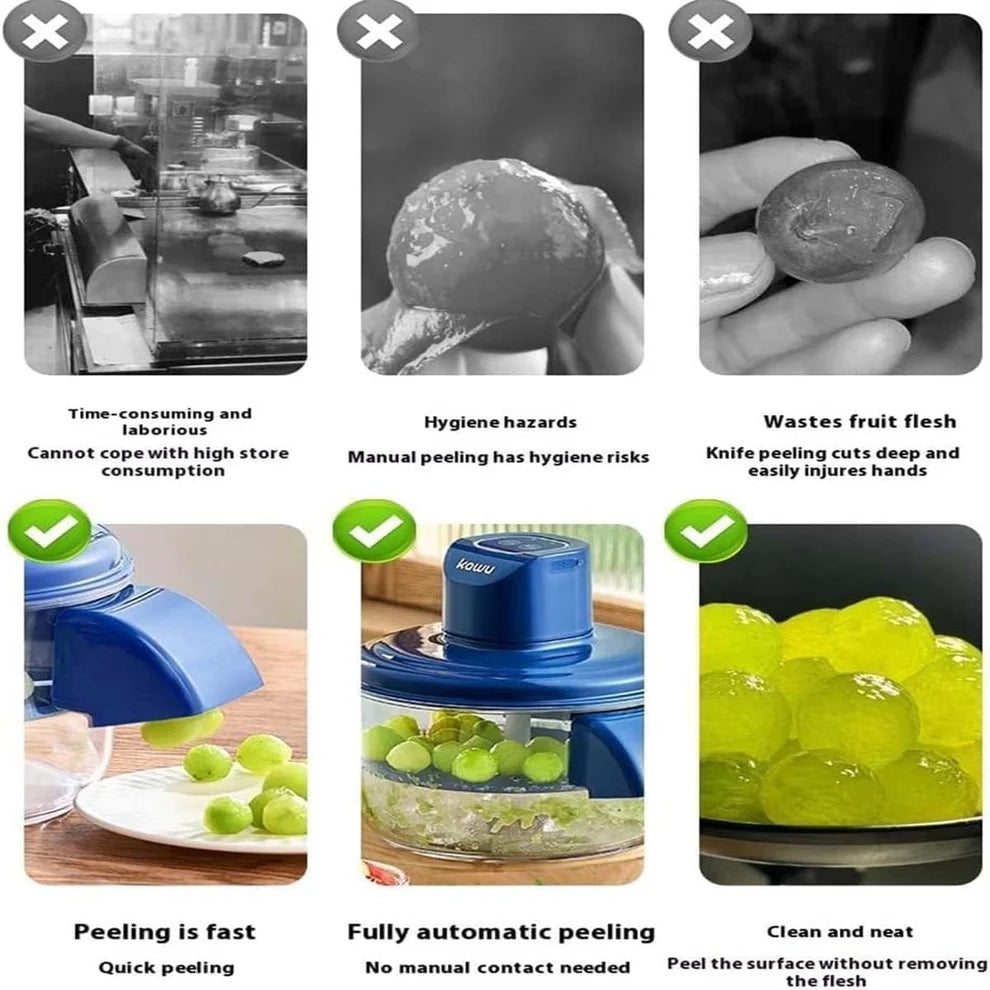 Electric Automatic Garlic, Fruit & Vegetable Peeler