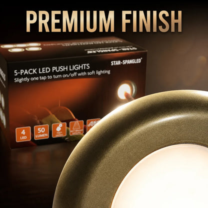 Star-Spangled LED Push Lights | Pack Of 5