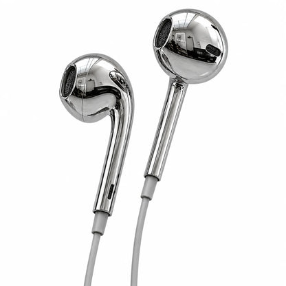 Relaxzo™ Chrome Wired Earphones