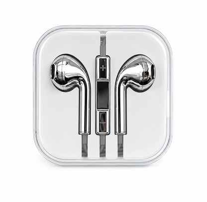 Relaxzo™ Chrome Wired Earphones