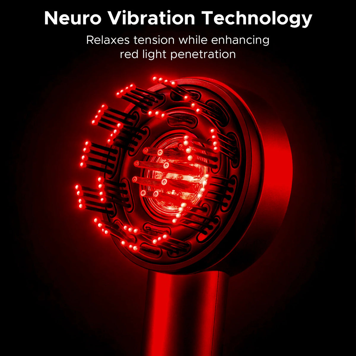 Relaxzo™ 3-1 Red Light Therapy Scalp Massager | 1 Year Warranty | Upgraded