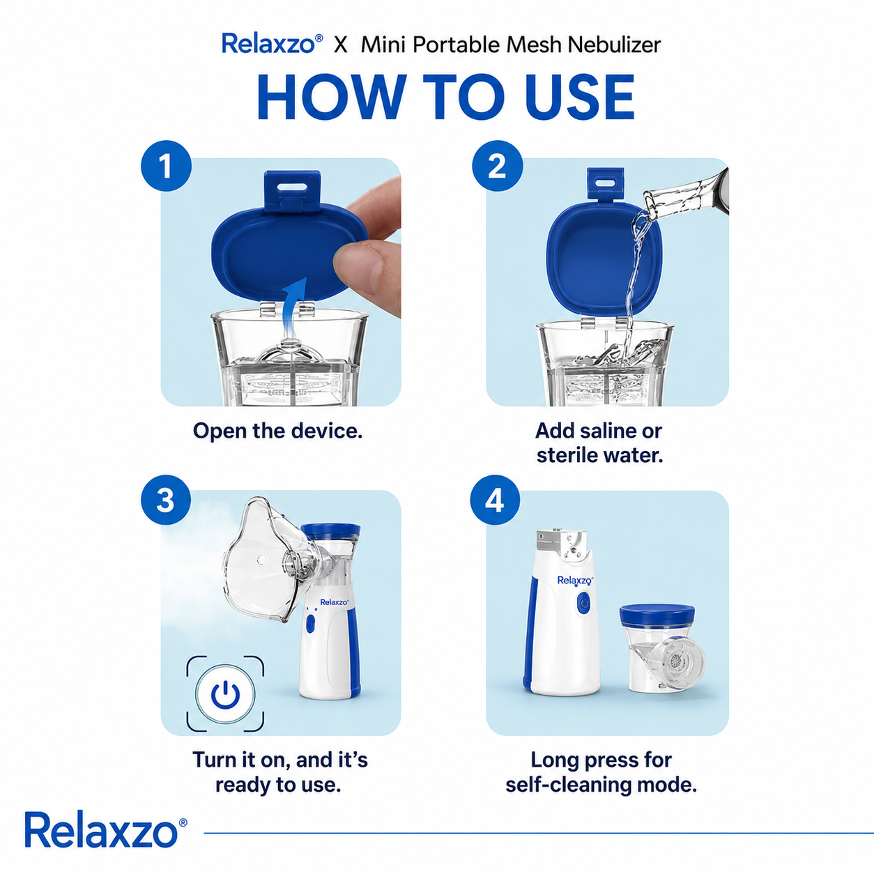AirMist™ Portable Mesh Nebulizer
