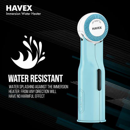 Havex™ 1500W Immersion Water Heater | Automatic Cut-Off | Adjustable Temperature Control | 1-Year Warranty