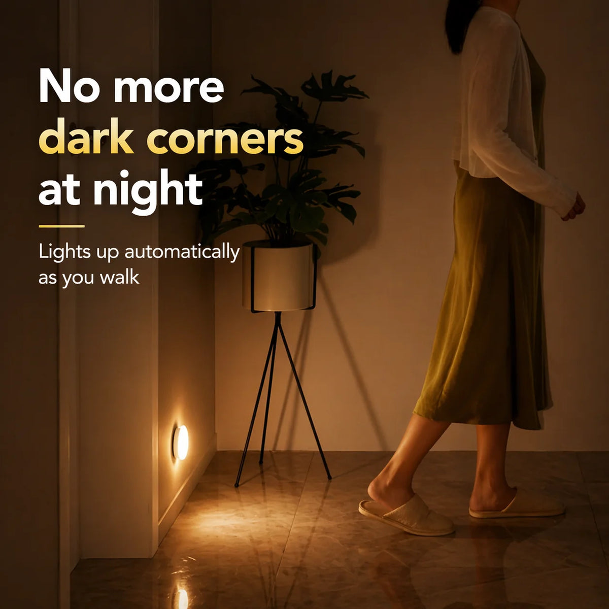 Smart Motion Sensor LED Light | Automatic Magnetic Light for Home & Wardrobe