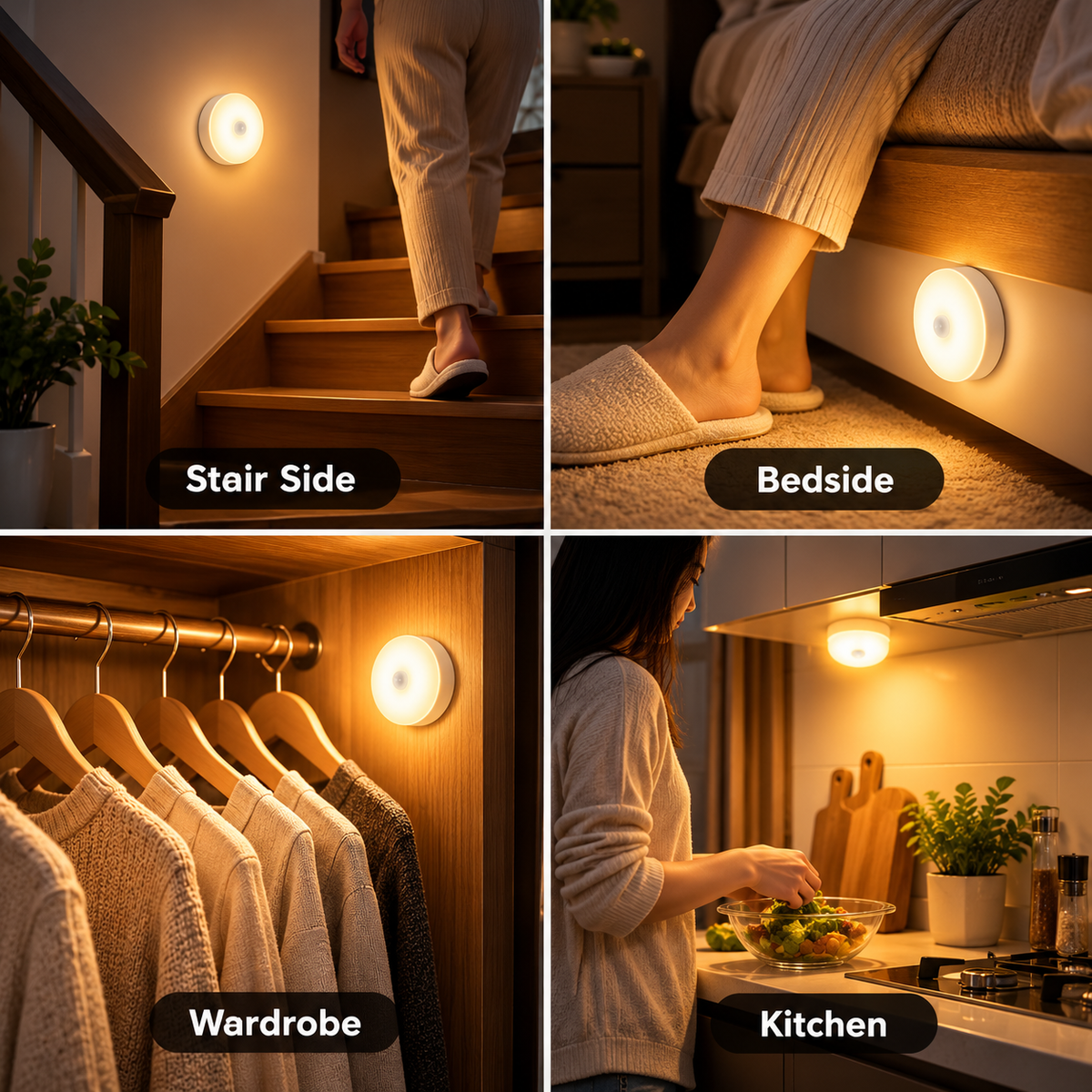Smart Motion Sensor LED Light | Automatic Magnetic Light for Home & Wardrobe
