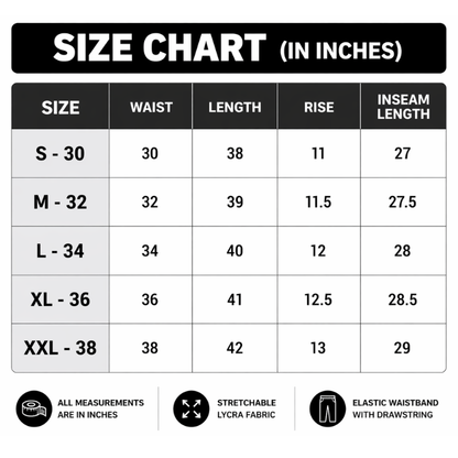 Men's High-Stretch Lycra Pants | Pack of 2 - Black & Grey