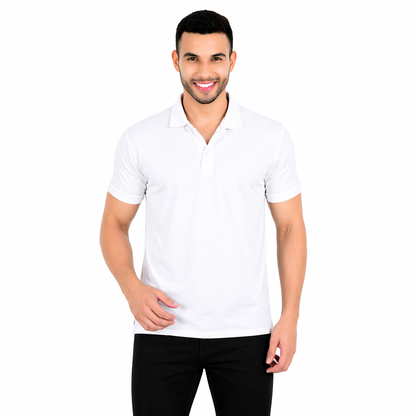 Men Solid Polo Neck T-Shirt Pack of 4
